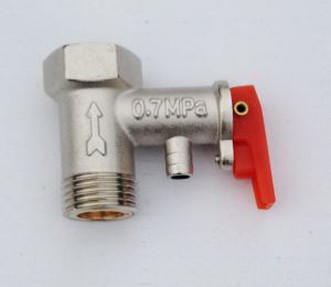 Vízmelegítő 1 / 2BSP menet 0.75Mpa biztonsági nyomáscsökkentő szelep